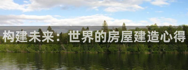 富联娱乐代理怎么样了：构建未来：世界的房屋建造心得