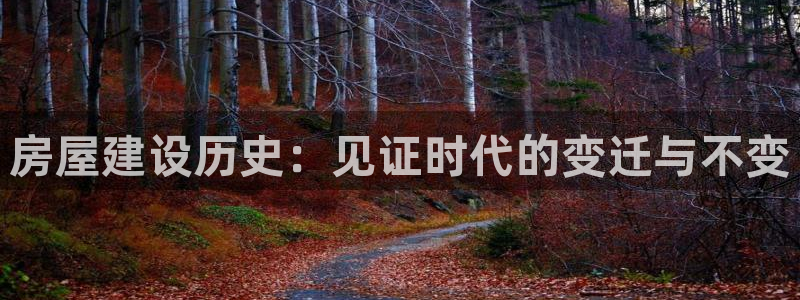 富联娱乐更究7276O：房屋建设历史：见证时代的变迁与不变