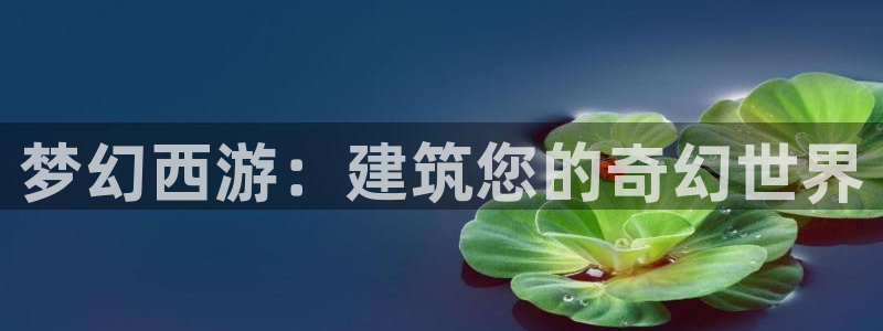 龙华富联新村娱乐：梦幻西游：建筑您的奇幻世界