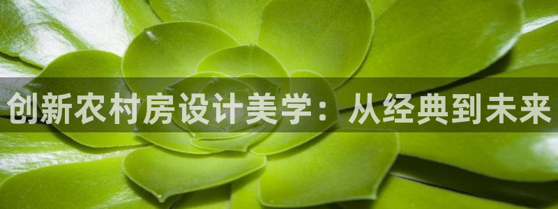 富联娱乐首页网站登录：创新农村房设计美学：从经典到未来