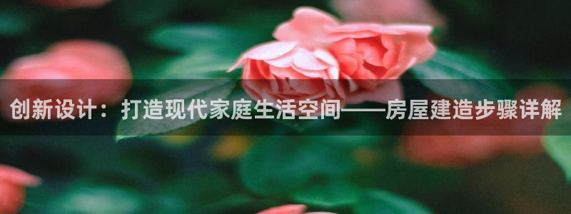 富联娱乐2853179Z空间：创新设计：打造现代家庭生活空间——房屋建造步骤详解